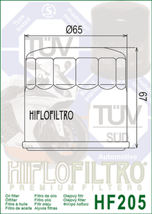 Oil Filter 205 - Hiflo
