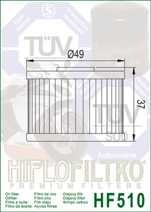 Oil Filter 510 - Hiflo