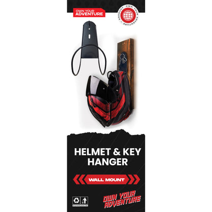 Helmet & Key Wall hanger