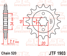 Sprockets Front (1903 15T) - JT