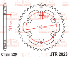Sprockets Rear (2023- 42T) - JT