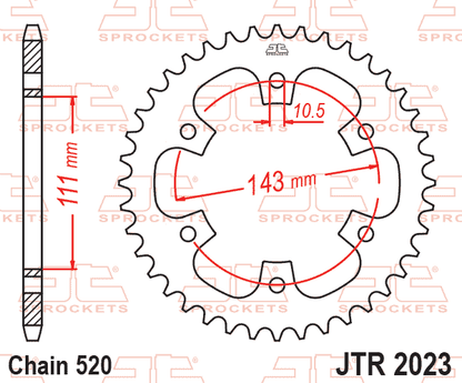 Sprockets Rear (2023- 42T) - JT