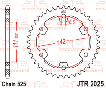 Sprockets Rear (2025- 38T) - JT