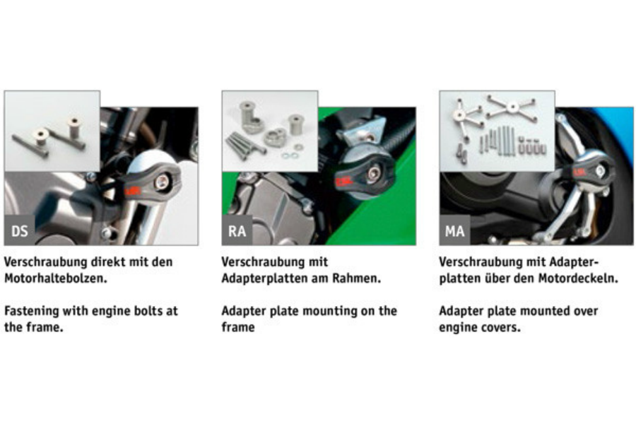Kawasaki Ninja 300 Protection - Frame Sliders.