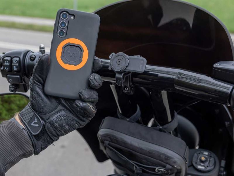 Motorcycle Handlebar Mount Pro Large Quad Lock®