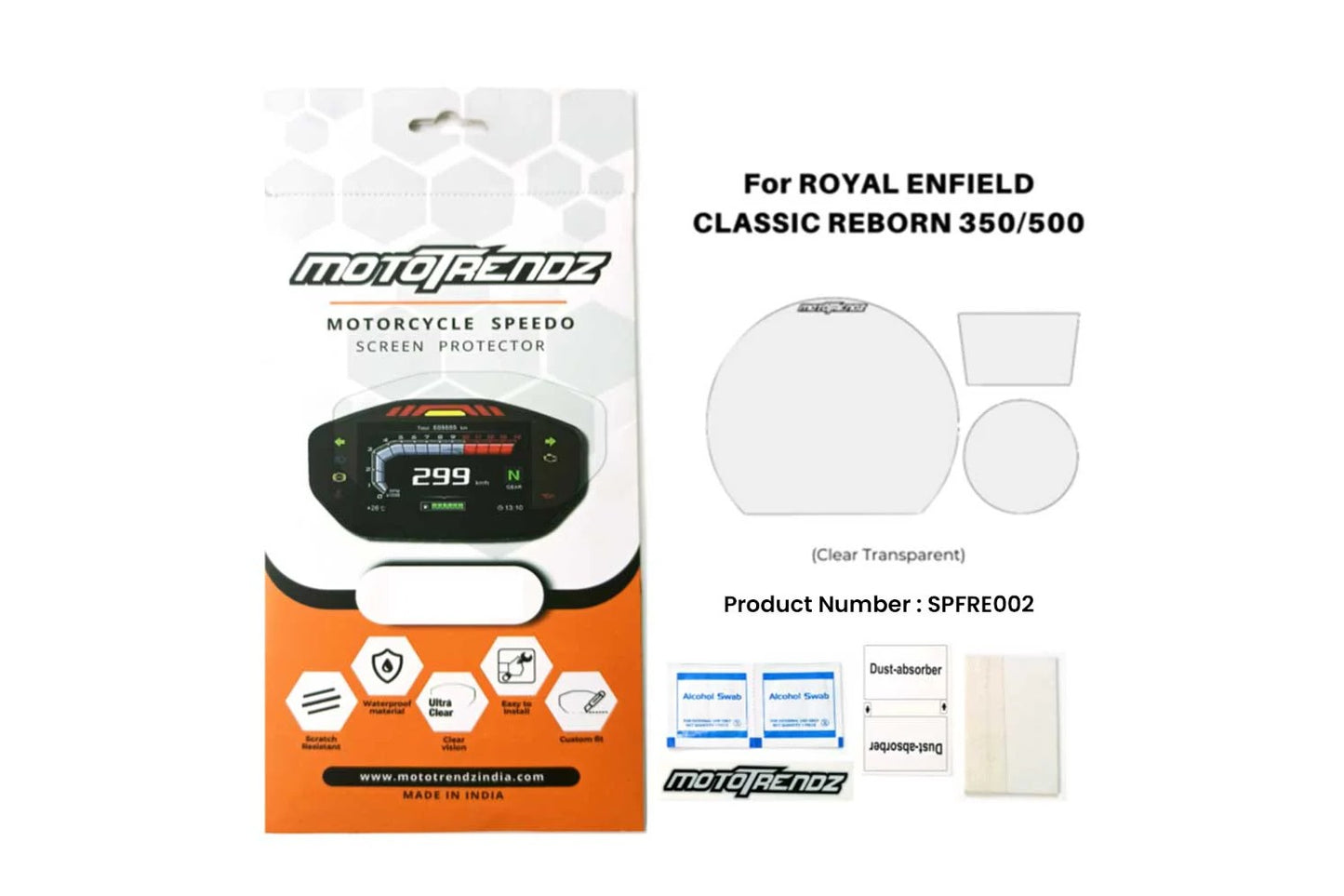 Royal Enfield Classic Reborn Protector - Screen Protector