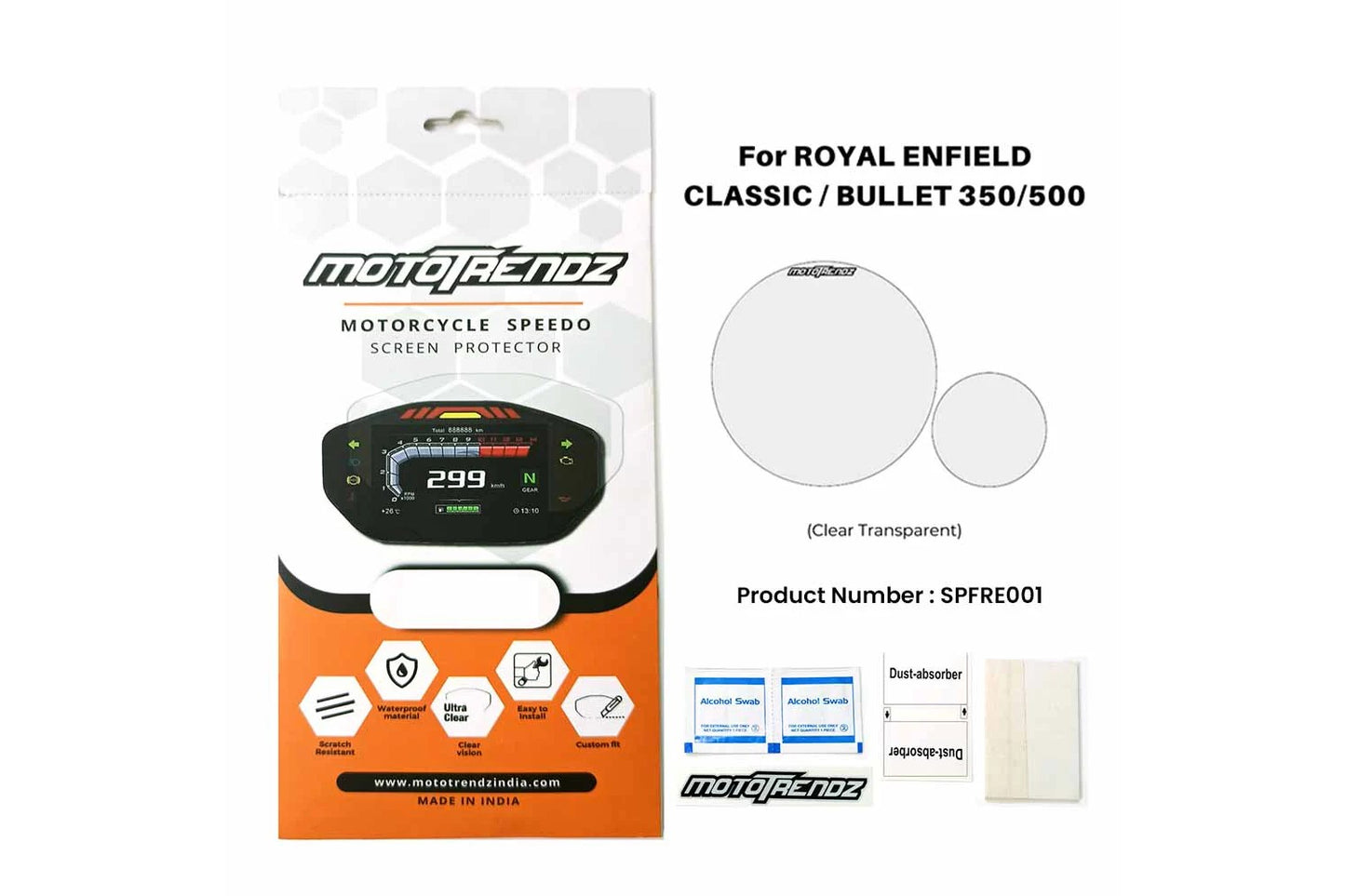 Royal Enfield Classic / Bullet Protector - Screen Protector