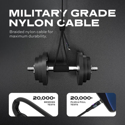 Magnetic Charging Cable - 100W USB A/C + Iphone