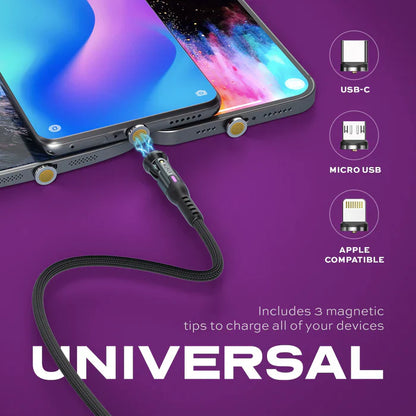 Magnetic Charging Cable - 100W USB A/C + Iphone