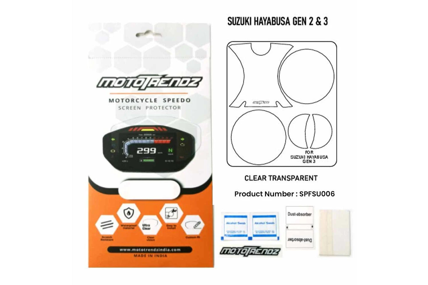 SUZUKI HAYABUSA – GEN 3 Protector - Screen Protector