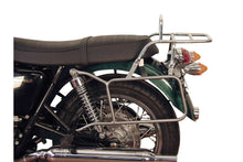 Triumph Bonneville / T100 / SE Carrier - Sidecases + Topcase Set 'Permanently Fixed' (Chrome).