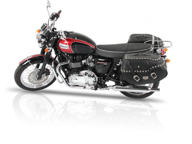 Triumph Bonneville / T100 / SE Carrier - Sidecases C-Bow (Chrome).