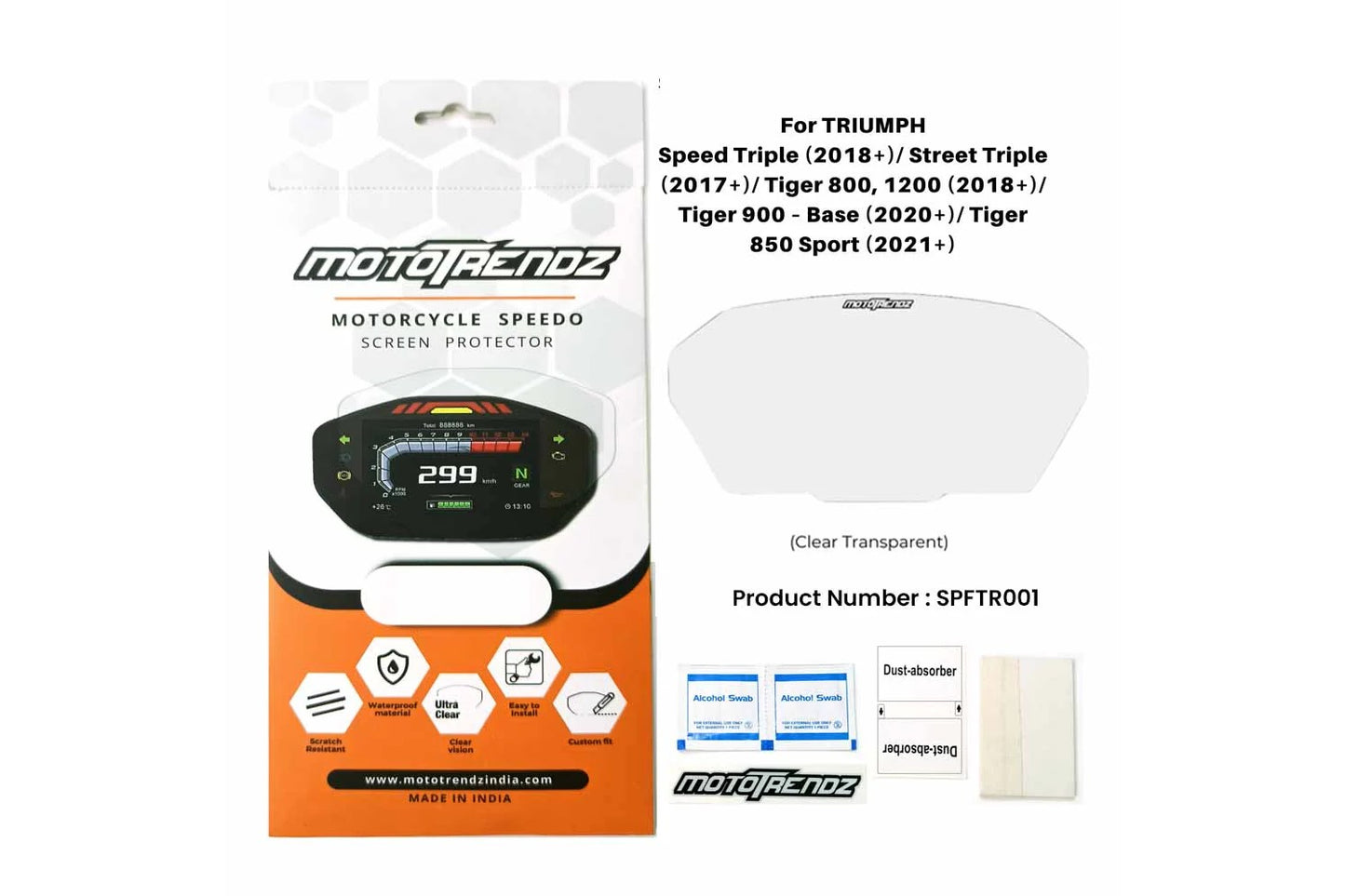 Triumph Speed Triple Protector - Screen Protector