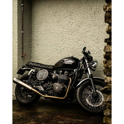 Triumph Bonville Seat- Skinny Black (The Mamba)