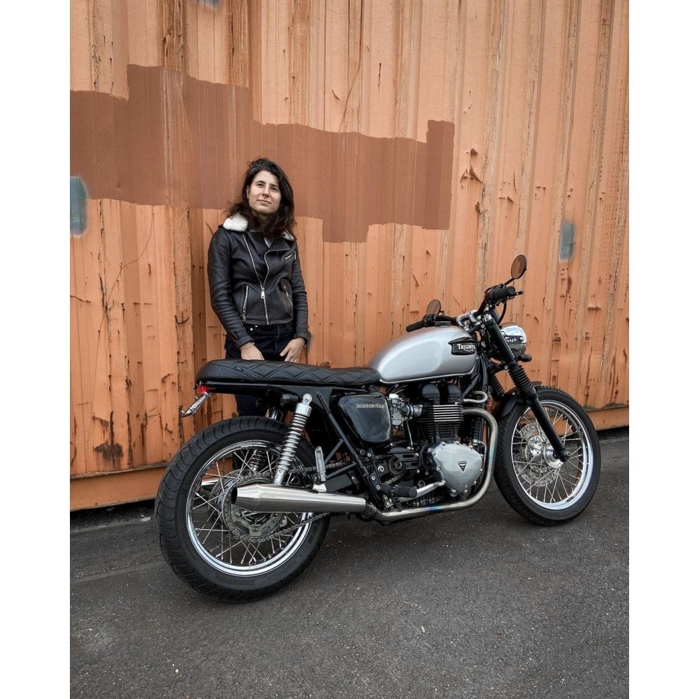 Triumph Bonville Seat- Skinny Black (The Mamba)