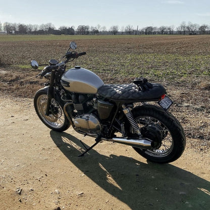 Triumph Bonville Seat- Skinny Black (The Mamba)