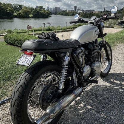 Triumph Bonville Seat- Skinny Black (The Mamba)