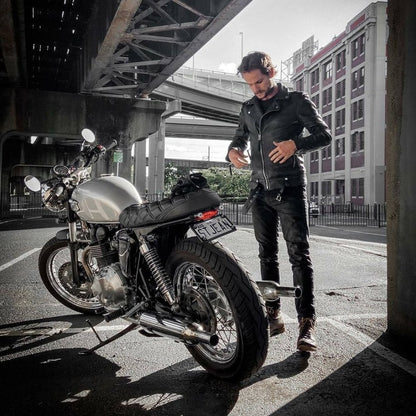 Triumph Bonville Seat- Skinny Black (The Mamba)