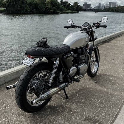 Triumph Bonville Seat- Skinny Black (The Mamba)