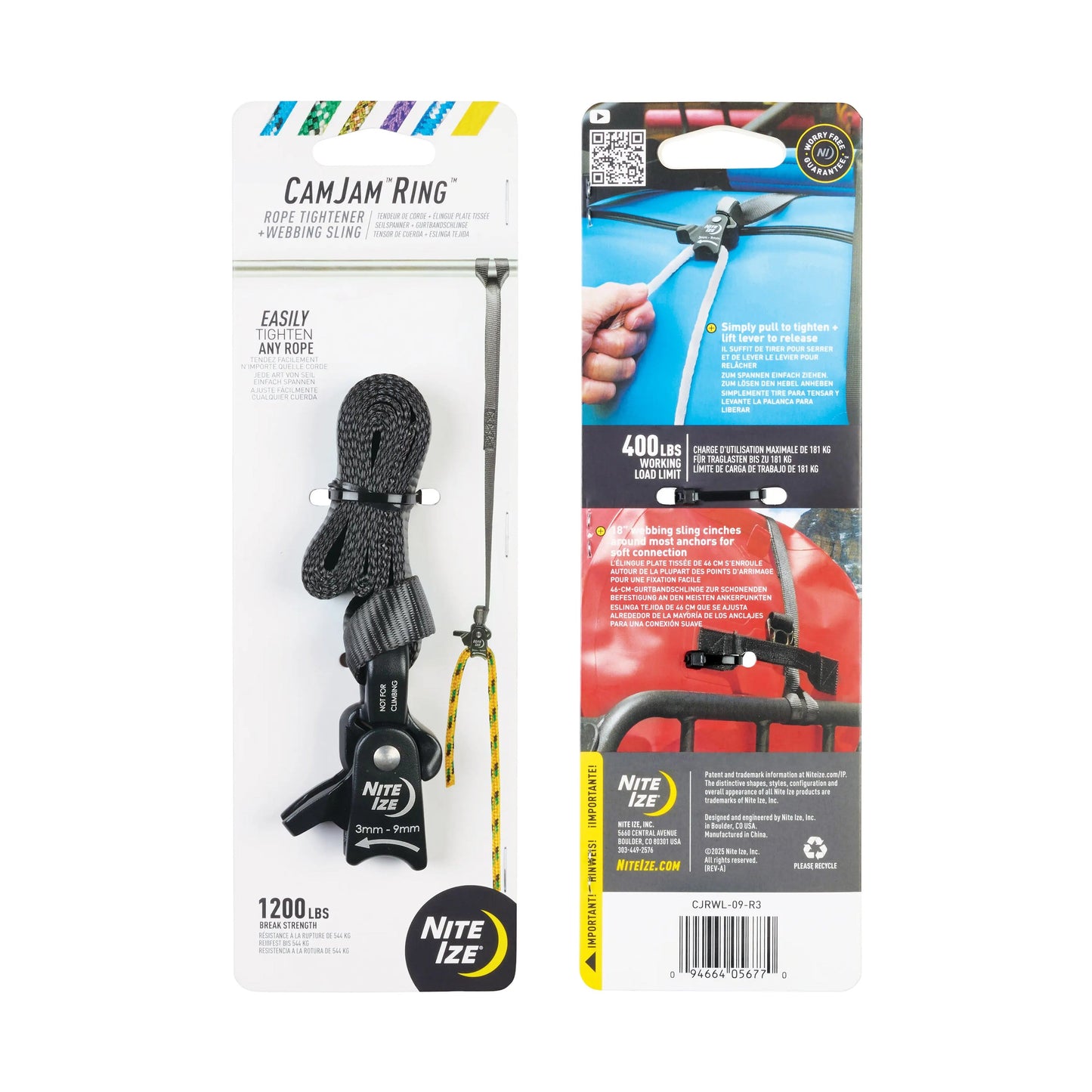 CAMJAM™ RING™ ROPE TIGHTENER + WEBBING SLING