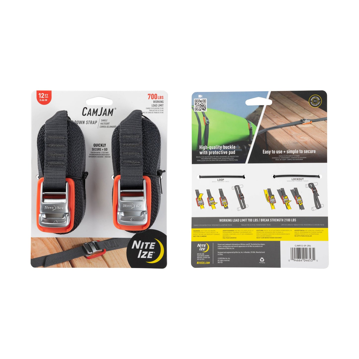 TIE DOWN STRAPS - CAM JAM