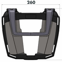 Suzuki GSX - 8S Carrier - Top Case Carrier (Fixed Hinge)