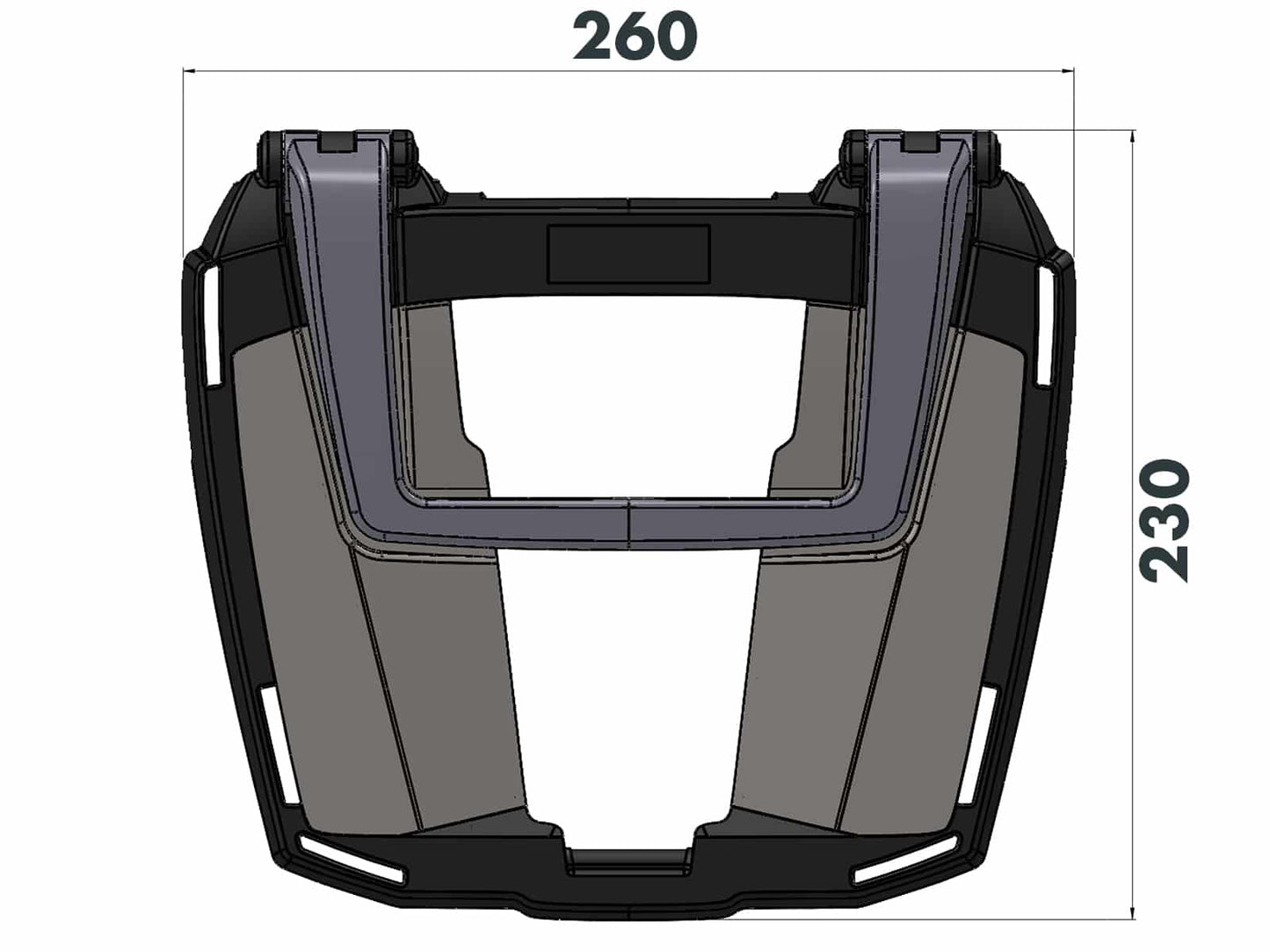 BMW F 450 GS Topcase carrier - Easy Rack