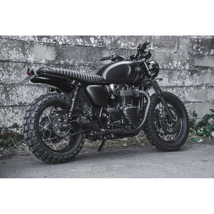 High Tail Customs Mudguard - Predrilled - Black Anodised