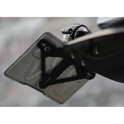 High Tail Customs Mudguard - Predrilled - Black Anodised