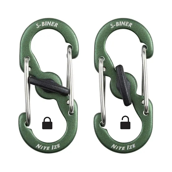 S-BINER MICROLOCK ALUMINUM