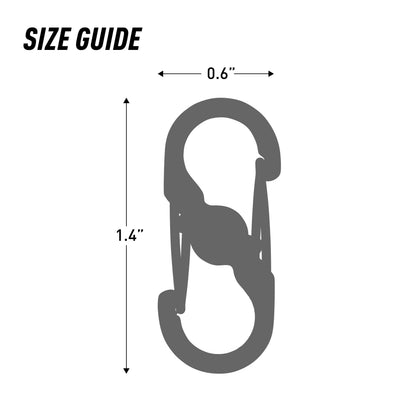 S-BINER MICROLOCK ALUMINUM