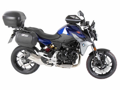 BMW F 900 XR Topcase carrier - Alu Rack combination with original rear rack