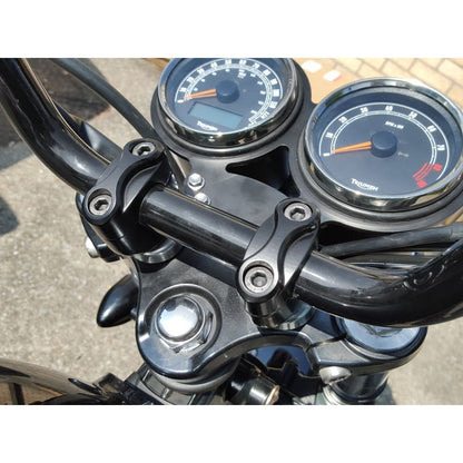 Triumph Bonneville Styling - Custom Top Riser Clamps - for One Inch Bars