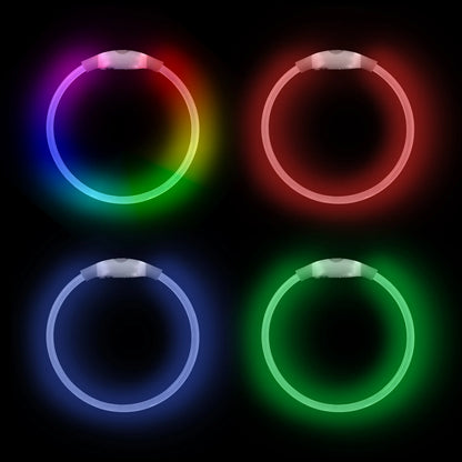 NITEMEOW™ RECHARGEABLE LED SAFETY NECKLACE - DISC-O SELECT™