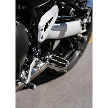 Triumph Bonneville Ergonomics - FootPegs (Ranger) Solo Rider Set