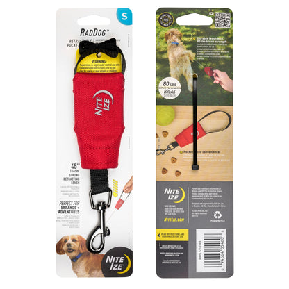 RADDOG RETRACTABLE POCKET LEASH