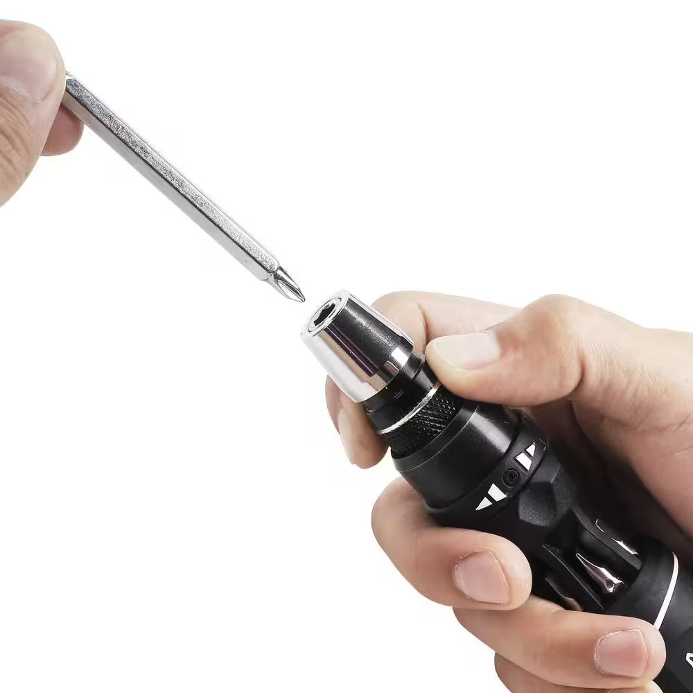 12 IN 1 QUICK LOAD RATCHETING SCREWDRIVER