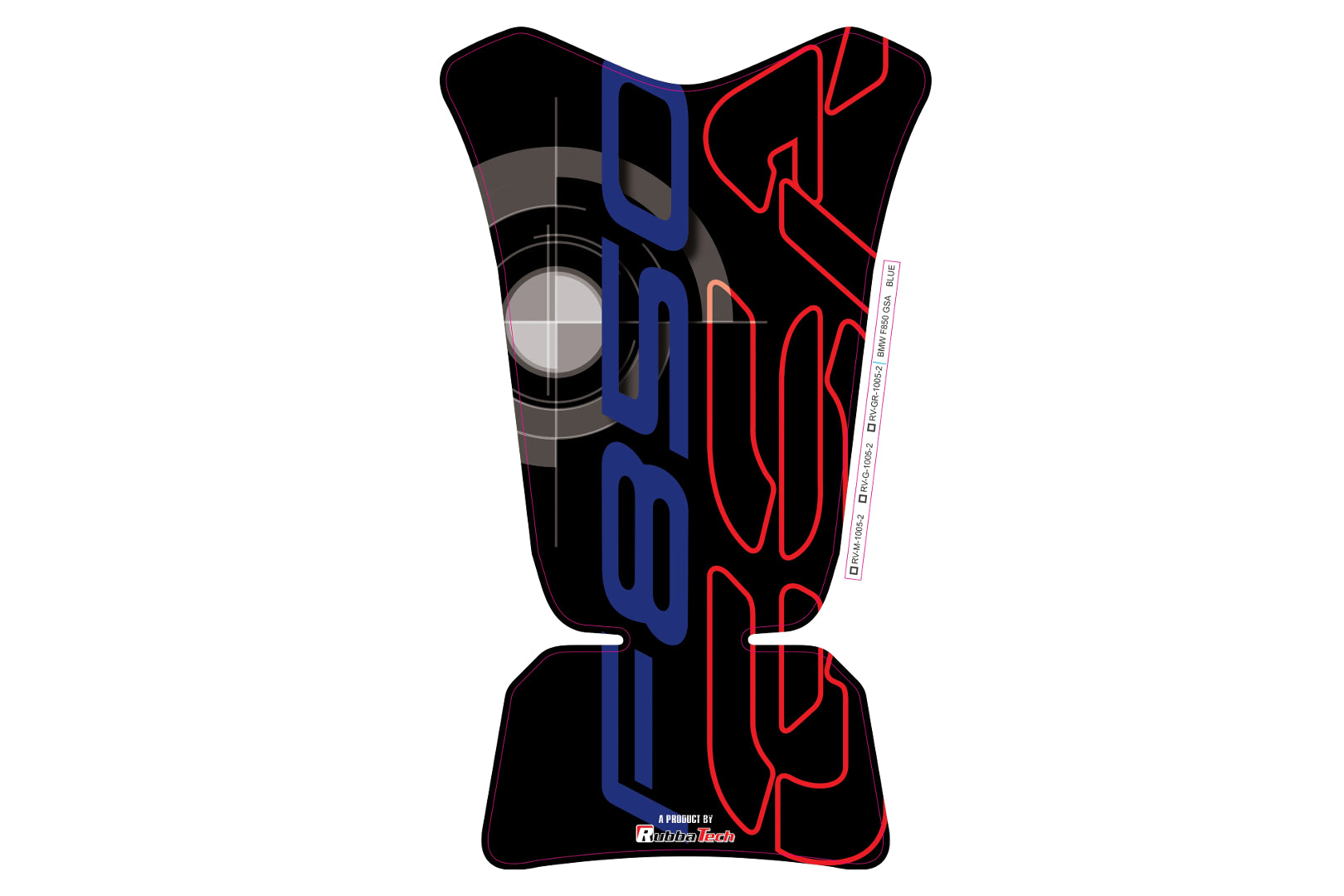 BMW 850GSA Ergonomics - Tank Pad