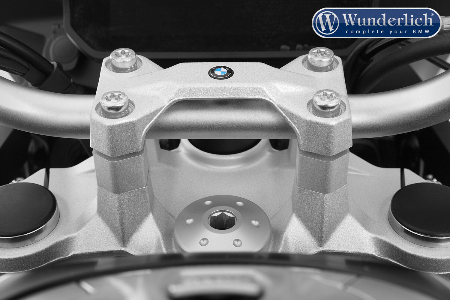 BMW F750GS Ergonomics - Handlebar Risers.