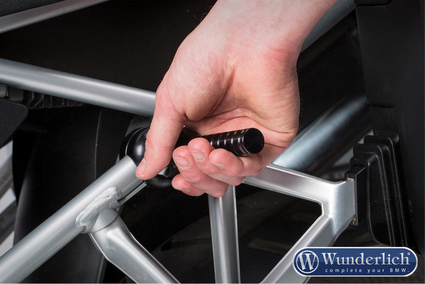 BMW R1250GS Ergonomics - Lift Assist Handle.