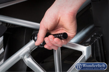 BMW R1250GS Ergonomics - Lift Assist Handle.