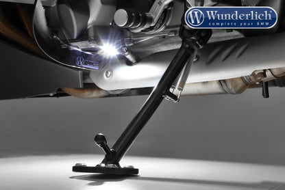 BMW R1200GS Ergonomics - Side Stand Illuminator.