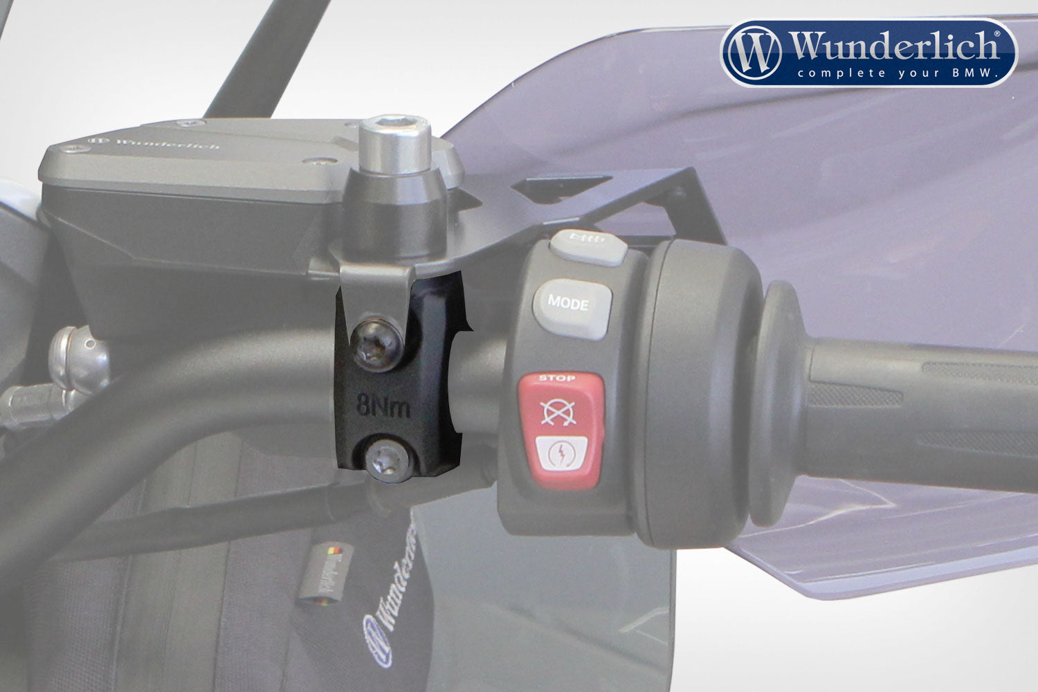 BMW R 1200 RT LC Protection - Hand Protector Mounting Kit.