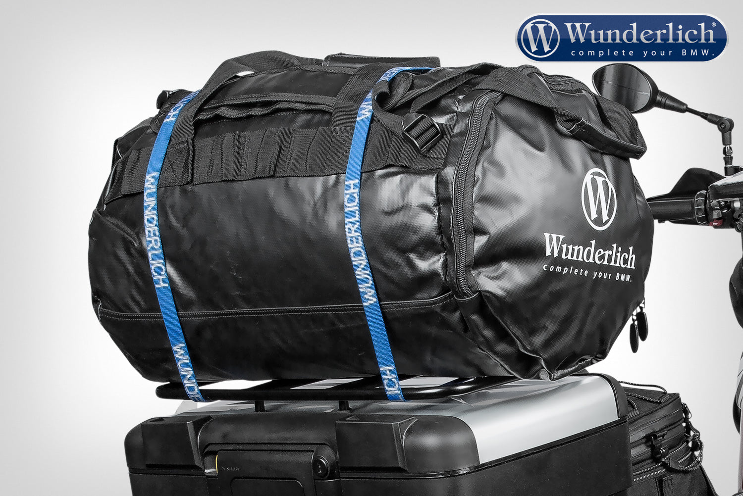 Wunderlich Top case railing - Black.
