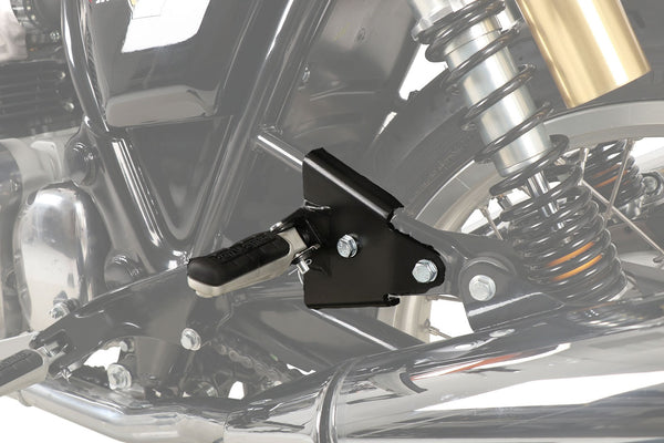 Royal Enfield Interceptor Ergonomics - Footrest lowering Kit.