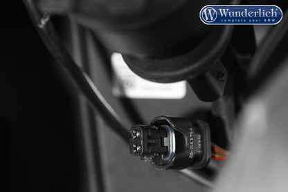 USB dual socket - Black.