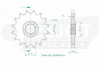 Sprockets Front (29018 - 16T) - Esjot
