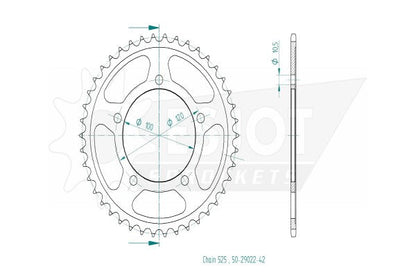 Aprillia RSV4 R/Factory  Spares - Esjot Sprockets.