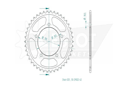 Aprilia Dorsoduro 1200 ABS Spares - Esjot Sprockets.