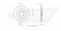 Sprockets Front (29029 - 15T) - Esjot
